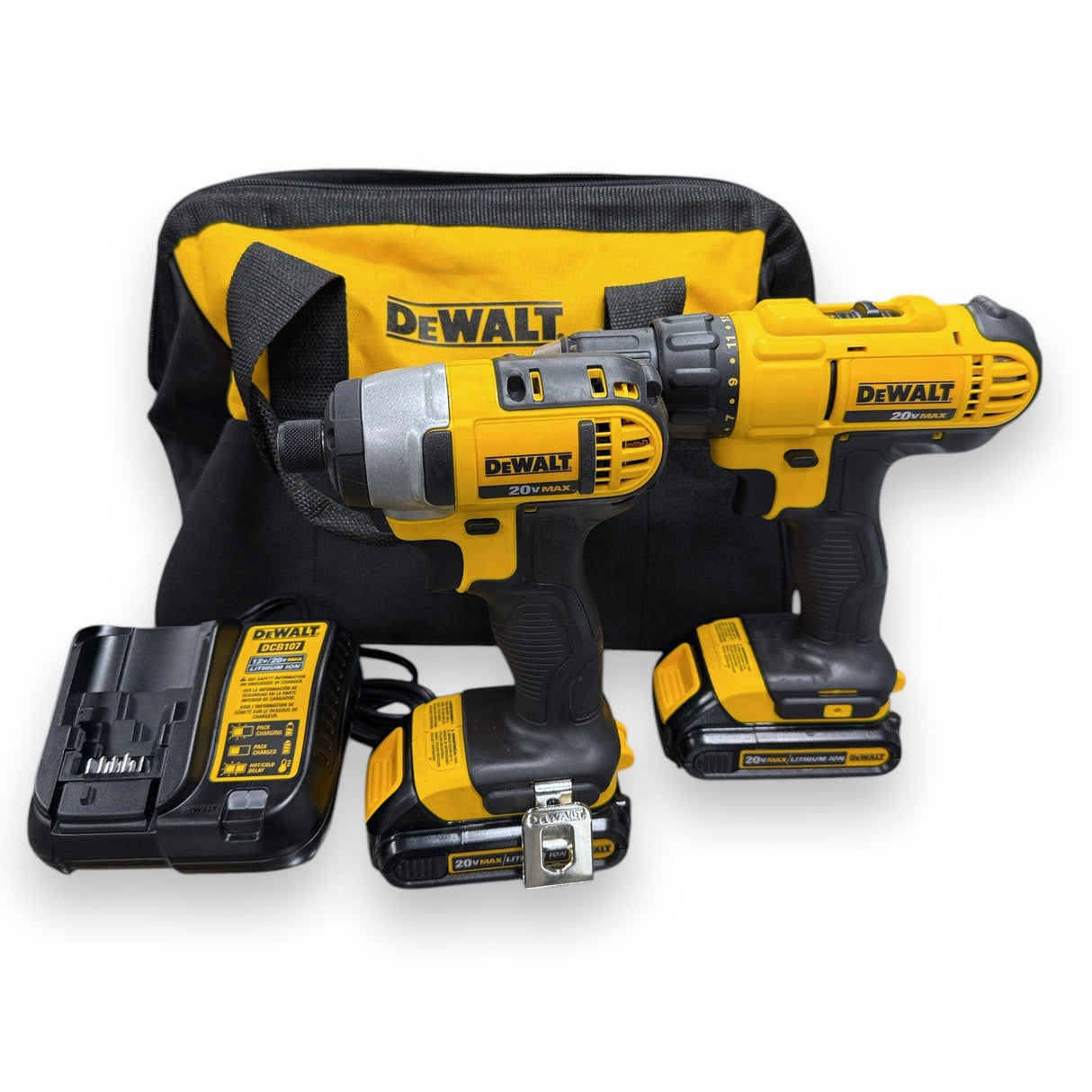 DEWALT DCD780/DCF885, 20V, FACTORY CARRY CASE INCLUDED - Idaho Pawn & Gold