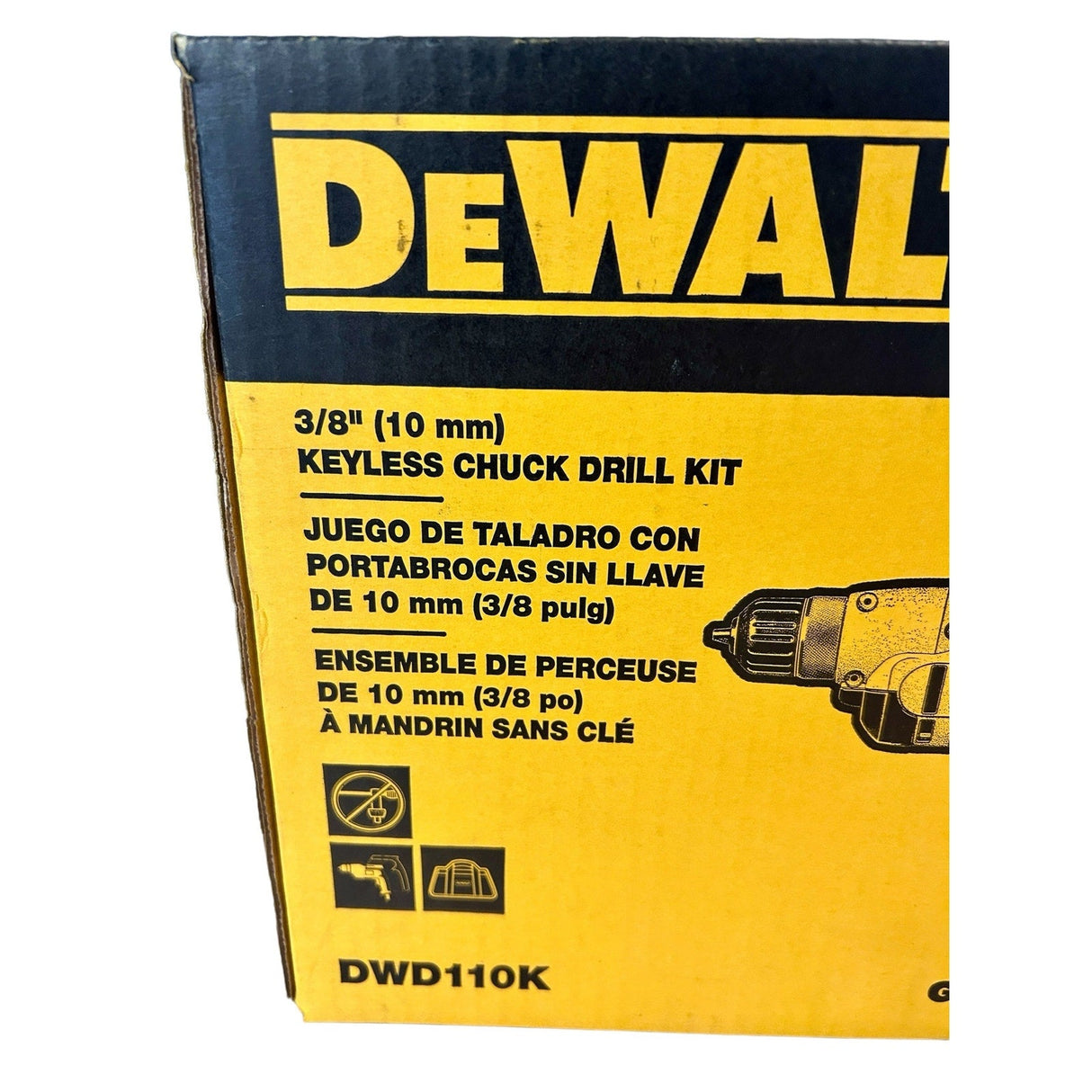 DeWalt DWD110k 3/8” Keyless chuck Drill Kit - Idaho Pawn & Gold