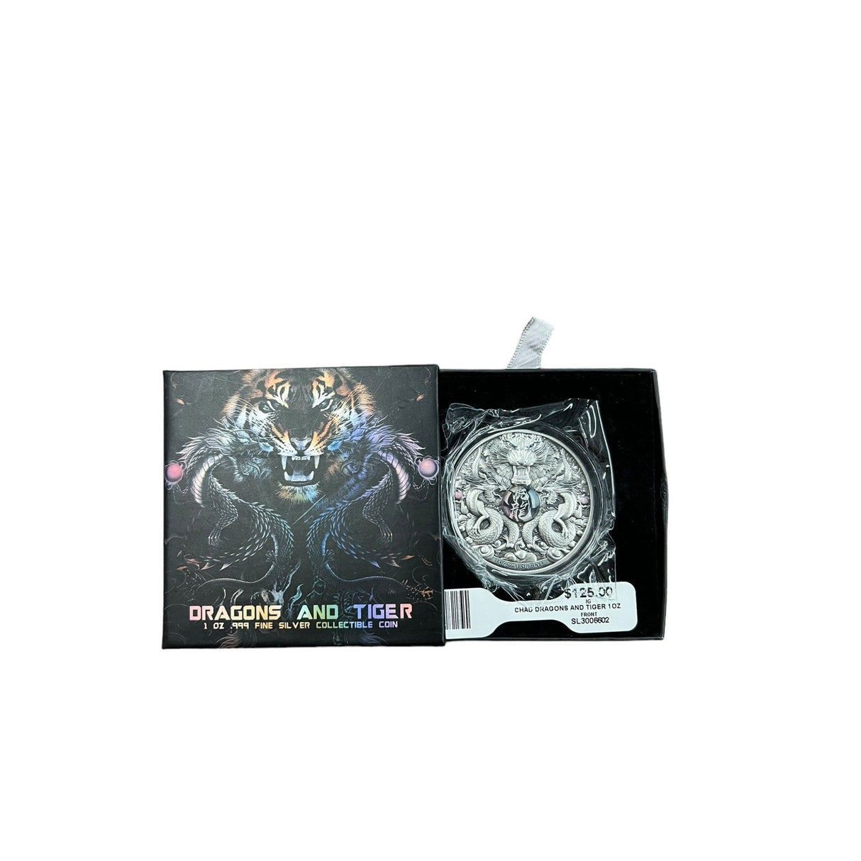 DRAGONS AND TIGER 1OZ .999 FINE SILVER - Idaho Pawn & Gold