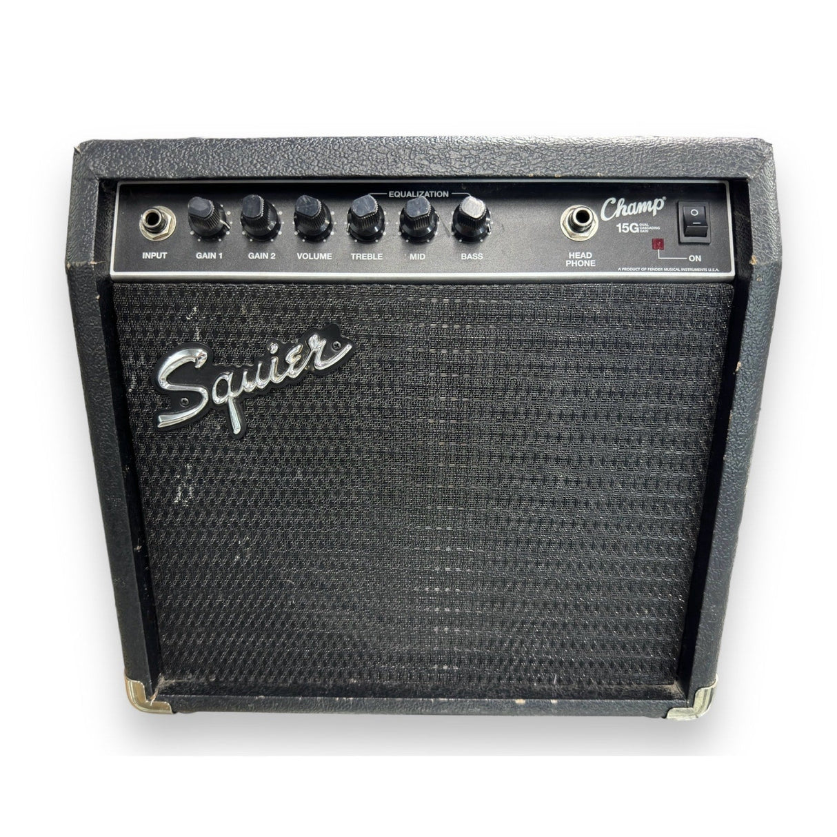 ELECTRIC GUITAR AMP: FENDER MODEL SQUIER CHAMP 15G - Idaho Pawn & Gold