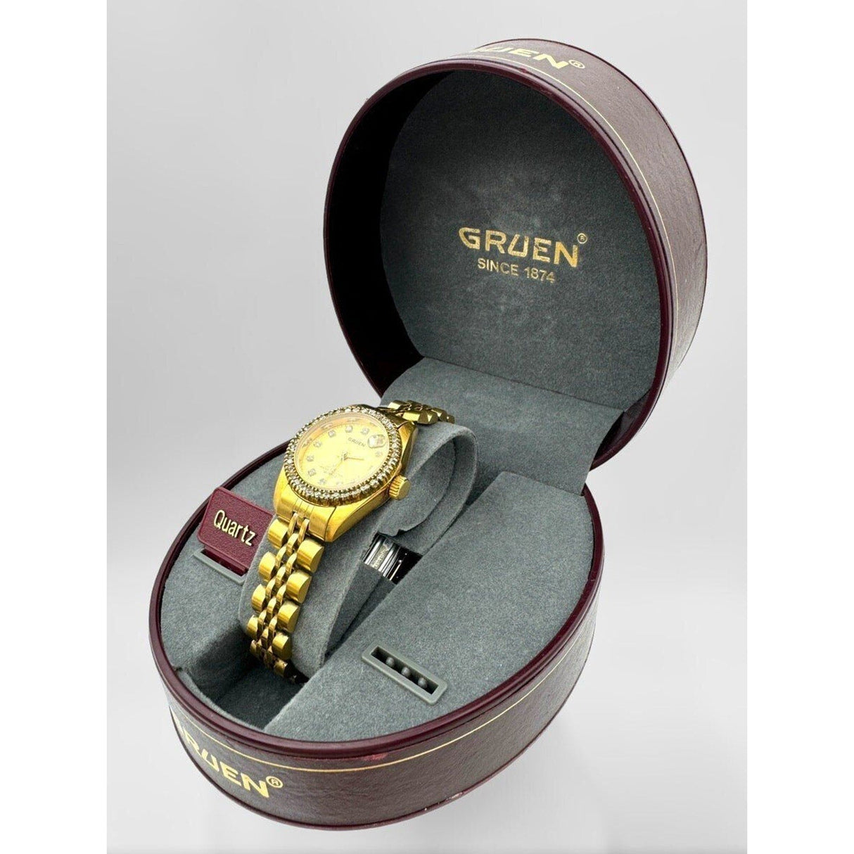 GRUEN GOLD TONED WATER RESISTANT WATCH - Idaho Pawn & Gold