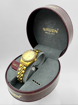 GRUEN GOLD TONED WATER RESISTANT WATCH - Idaho Pawn & Gold