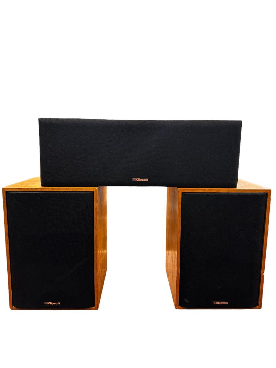 KLIPSCH KG1.5 BOOKSHELF SPEAKERS W/ KV2 CENTER SPEAKER - Idaho Pawn & Gold