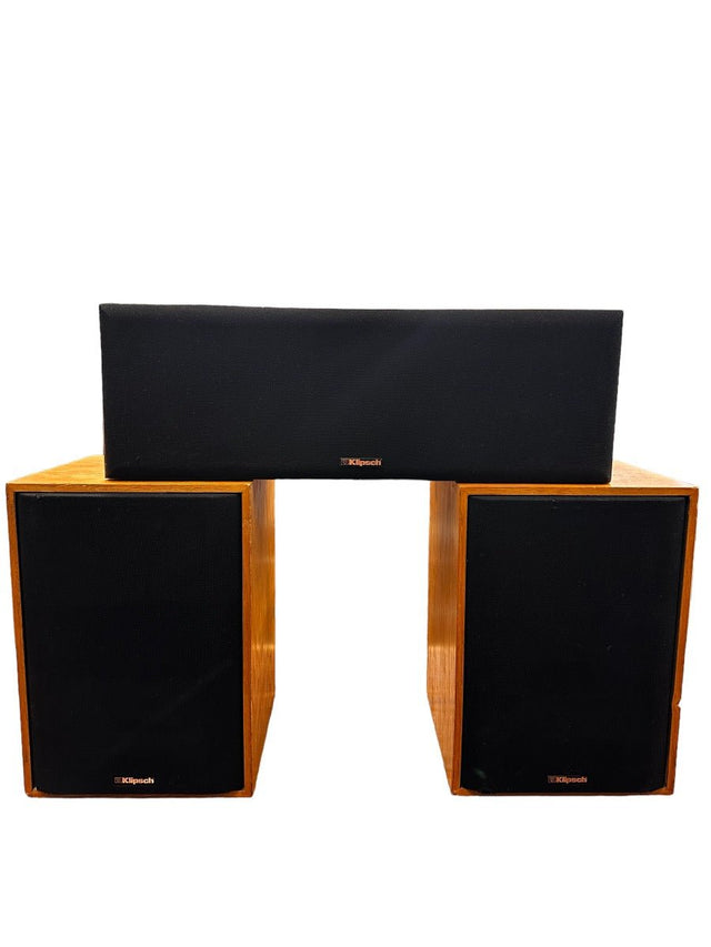 KLIPSCH KG1.5 BOOKSHELF SPEAKERS W/ KV2 CENTER SPEAKER - Idaho Pawn & Gold