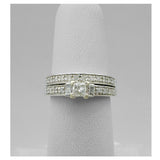 LADY'S GOLD RING 10K WG 2 PIECE DIAMOND SET 2.64 G - Idaho Pawn & Gold