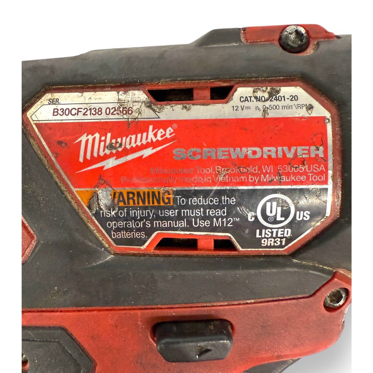 Milwaukee 2401 - 20 M12 Cordless Screwdriver 12V - Idaho Pawn & Gold