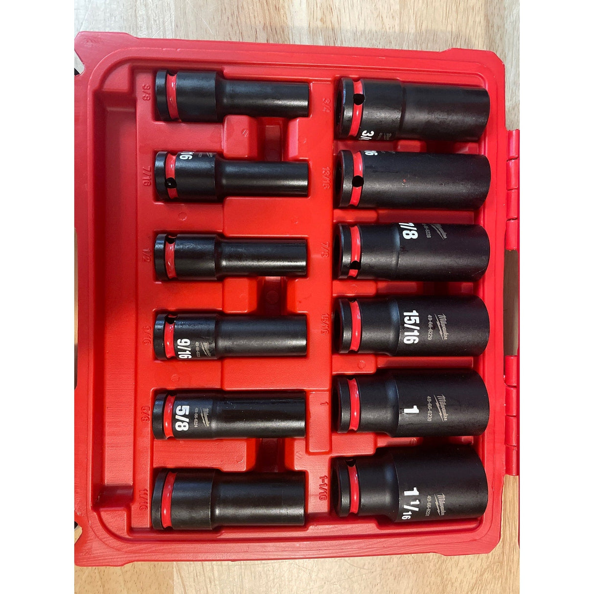 Milwaukee 49 - 66 - 7011 1/2” drive deep impact socket set 12pc - Idaho Pawn & Gold