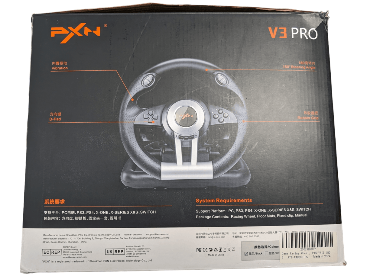 PXN V3 PRO RACING WHEEL - Idaho Pawn & Gold