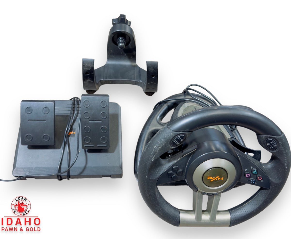 PXN V3 PRO RACING WHEEL - Idaho Pawn & Gold