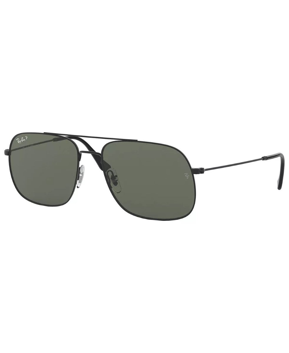 RAY-BAN Polarized SUNGLASSES RB3595 - RUBBER BLACK DARK GREEN - Idaho Pawn & Gold