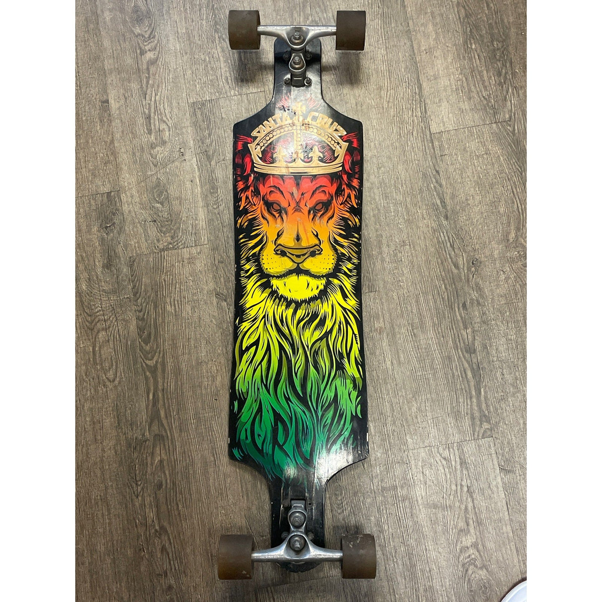 Santa Cruz Longboard - Idaho Pawn & Gold