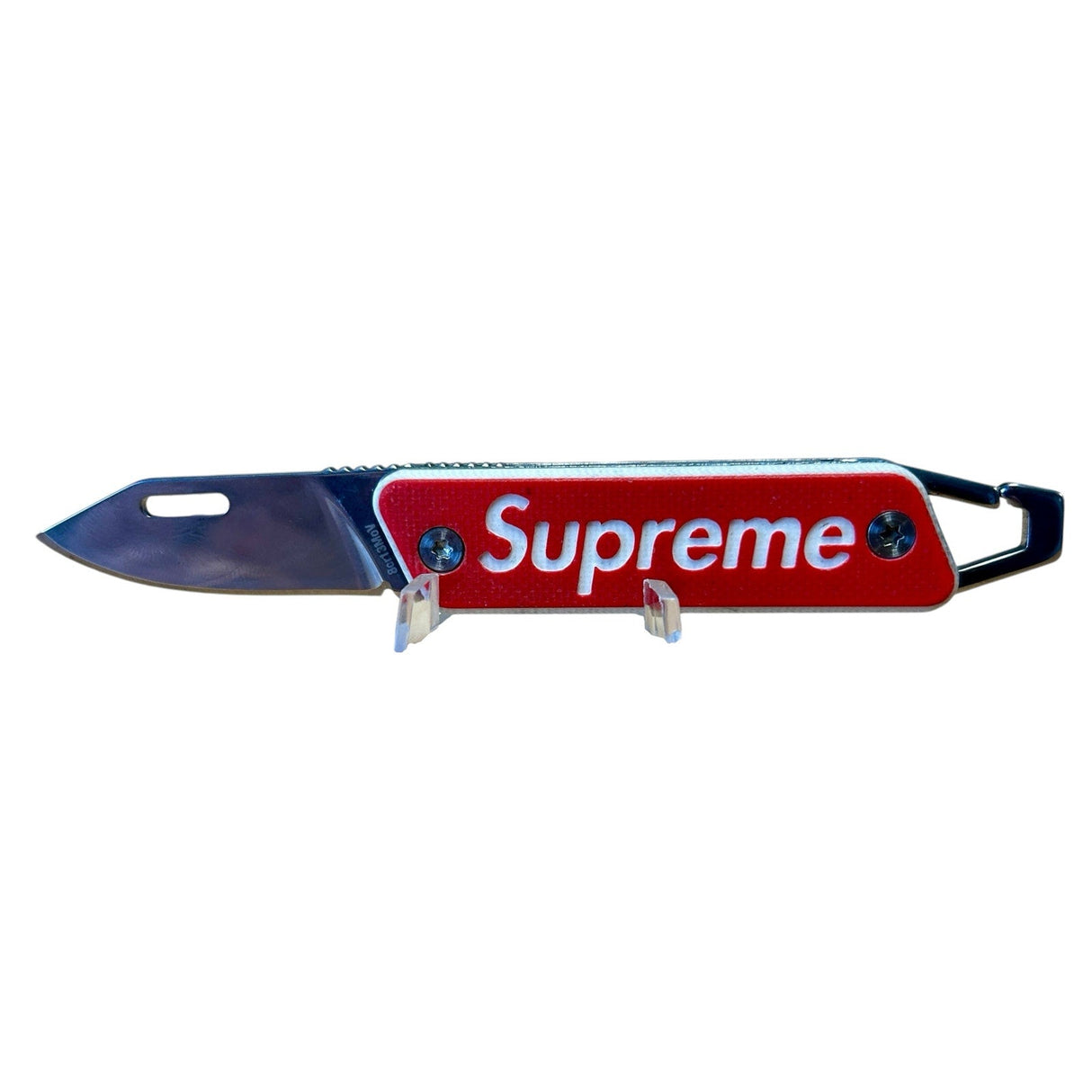 True Modern x Supreme Keychain Knife - Idaho Pawn & Gold