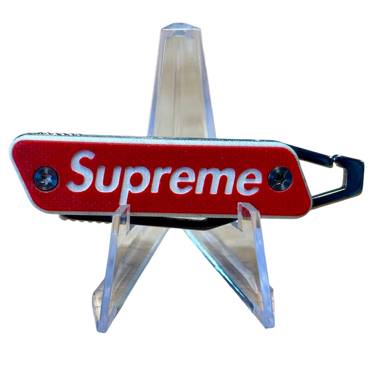 True Modern x Supreme Keychain Knife - Idaho Pawn & Gold