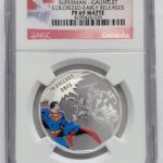 $160 - NGC 2015 DC COMICS SUPERMAN GAUNTLET COIN PF69 MATTE GRADED PF 69 MAtTE