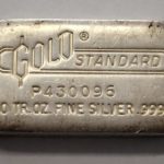 $580 - Rare - 10 oz. Silver Gold Standard Bar .999 Fine Silver Loaf Bar